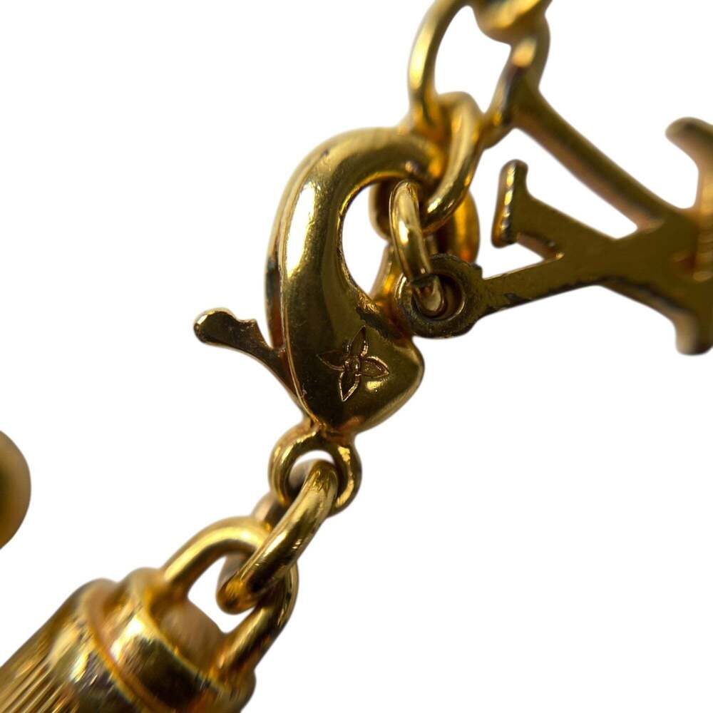 LOUIS VUITTON Gold Necklace - Picture 8 of 9